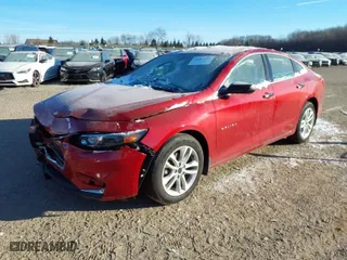 2016 Chevrolet Malibu LT with VIN 1G1ZE5ST0GF219621, listed as a IAAI auction lot 41287034 with 131,634 mi miles. Bid and sale history available at carsss.com. Image 2.