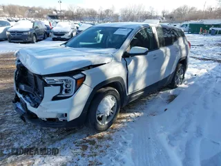 2023 GMC Terrain SLE with VIN 3GKALMEGXPL171557, listed as a IAAI auction lot 41545321 with 55,773 mi miles. Bid and sale history available at carsss.com. Image 2.