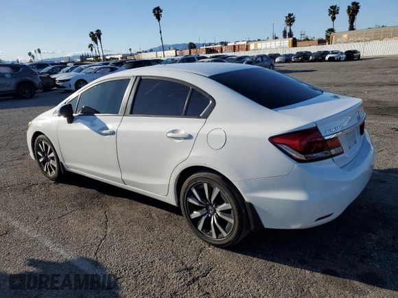 2014 Honda Civic Sedan LX with VIN 19XFB2F56EE263997, listed as a Copart auction lot 48291445 with 123,210 mi miles and Salvage Title. Bid and sale history available at carsss.com. Image 2.