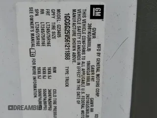 2006 Chevrolet Express Cargo Van with VIN 1GCGG25V561211868, listed as a Copart auction lot 69066834 with Not Provided miles and Non Repairable. Bid and sale history available at carsss.com. Image 13.