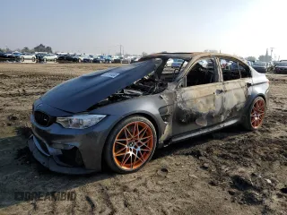 2017 BMW M3 with VIN WBS8M9C31H5G85850, listed as a Copart auction lot 83784404 with 0 mi miles and Non Repairable. Bid and sale history available at carsss.com. Image 1.