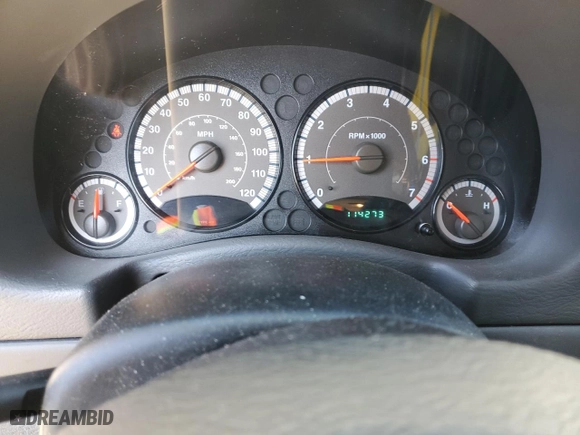 2005 Jeep Liberty Sport with VIN 1J4GL48K35W601551, listed as a Copart auction lot 46583455 with 114,273 mi miles and Salvage Title. Bid and sale history available at carsss.com. Image 9.