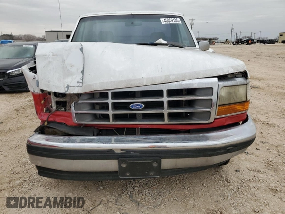 1995 Ford F-150 with VIN 1FTEF15N8SLA95486, listed as a Copart auction lot 45359135 with 27,944 mi miles and Salvage Title. Bid and sale history available at carsss.com. Image 5.