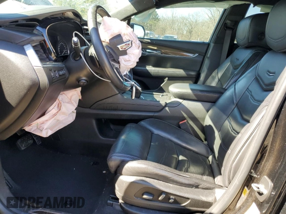 2017 Cadillac XT5 Platinum AWD with VIN 1GYKNFRS2HZ128548, listed as a Copart auction lot 46418065 with 118,071 mi miles and Salvage Title. Bid and sale history available at DreamBid. Image 7.