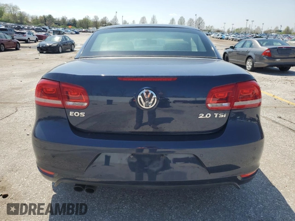 2012 Volkswagen Eos Lux with VIN WVWFW7AH0CV004840, listed as a Copart auction lot 51709625 with 98,724 mi miles and Clean Title. Bid and sale history available at DreamBid. Image 6.