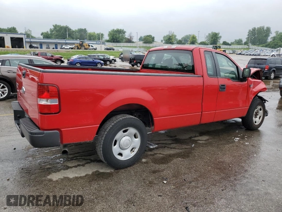 2008 Ford F-150 XL with VIN 1FTRF12238KD97147, listed as a Copart auction lot 59504815 with 71,368 mi miles and Salvage title. Bid and sale history available at DreamBid. Image 3.