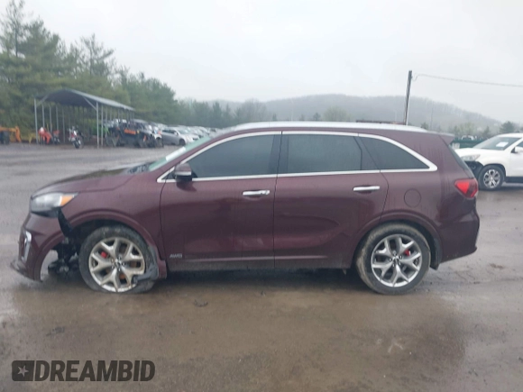 2019 Kia Sorento SX V6 with VIN 5XYPKDA57KG533275, listed as a IAAI auction lot 41964458 with 75,346 mi miles. Bid and sale history available at carsss.com. Image 15.