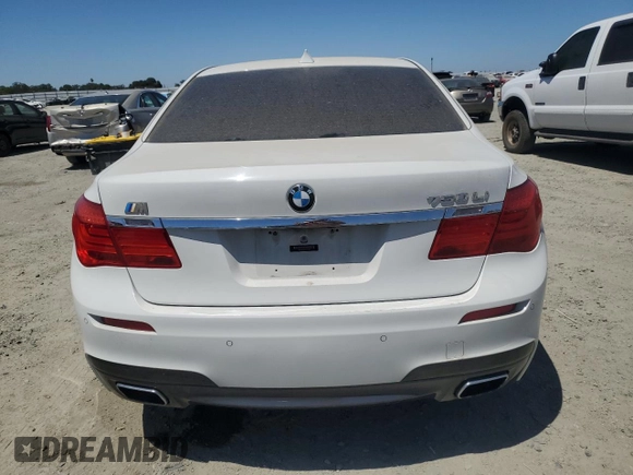2012 BMW 7 Series 750Li with VIN WBAKB8C50CDX21017, listed as a Copart auction lot 61615935 with 110,600 mi miles and Clean title. Bid and sale history available at DreamBid. Image 6.