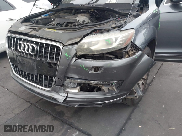 2015 Audi Q7 Premium Plus with VIN WA1LGAFE9FD003878, listed as a IAAI auction lot 42580801 with 160,949 mi miles and . Bid and sale history available at DreamBid. Image 6.