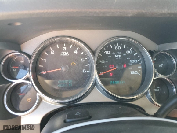 2008 Chevrolet Silverado 1500 LT w/1LT with VIN 2GCEC19C081305563, listed as a Copart auction lot 47405445 with 162,081 mi miles and Salvage Title. Bid and sale history available at carsss.com. Image 9.