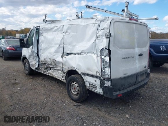 2022 Ford Transit Cargo with VIN 1FTBR1YG6NKA84259, listed as a IAAI auction lot 40764177 with 80,042 mi miles and . Bid and sale history available at DreamBid. Image 3.