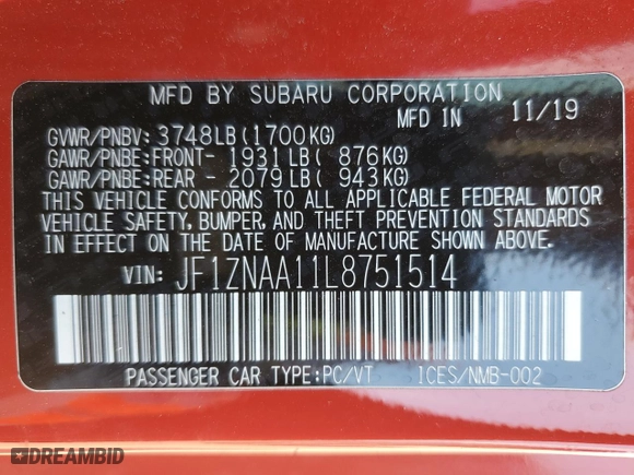 2020 Toyota 86 with VIN JF1ZNAA11L8751514, listed as a Copart auction lot 49724625 with 74,486 mi miles and Salvage Title. Bid and sale history available at carsss.com. Image 15.