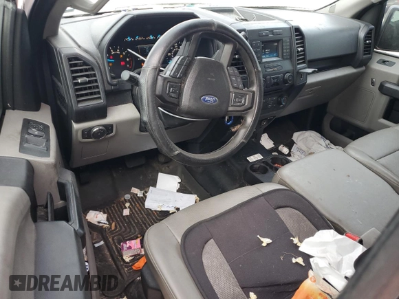 2017 Ford F-150 XL with VIN 1FTEX1CF0HKE54952, listed as a Copart auction lot 41434955 with 181,807 mi miles and Salvage Title. Bid and sale history available at carsss.com. Image 8.