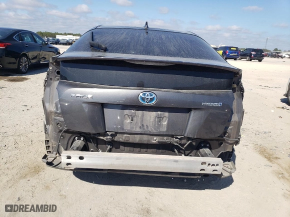 2018 Toyota Prius Two with VIN JTDKARFU2J3547615, listed as a Copart auction lot 44685575 with 104,830 mi miles and Salvage Title. Bid and sale history available at carsss.com. Image 6.