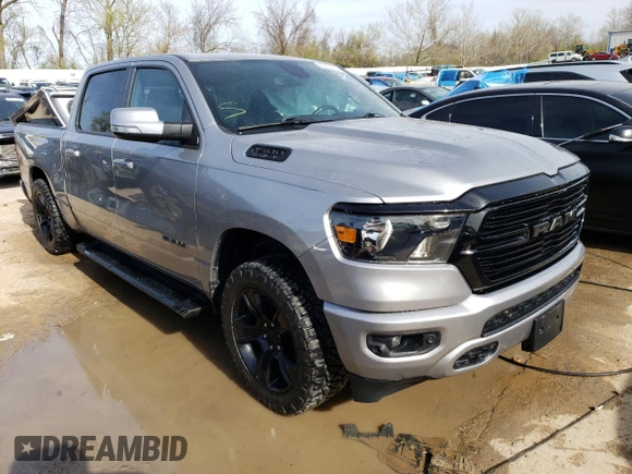 2020 Ram 1500 Big Horn with VIN 1C6SRFFT4LN159377, listed as a Copart auction lot 47632263 with 58,223 mi miles and Salvage Title. Bid and sale history available at carsss.com. Image 4.