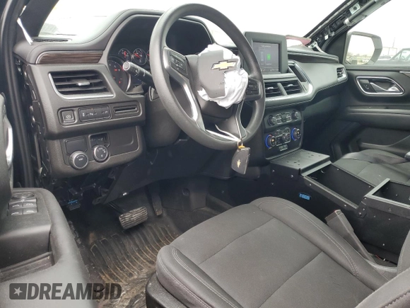 2022 Chevrolet Tahoe with VIN 1GBSCLED2NR317444, listed as a Copart auction lot 43927155 with 25,409 mi miles and Salvage title. Bid and sale history available at DreamBid. Image 8.