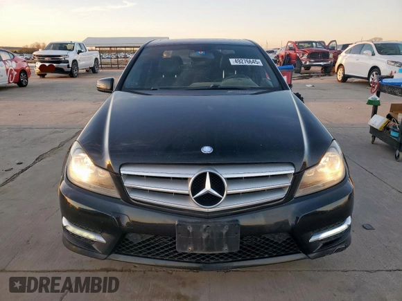 2013 Mercedes-Benz C with VIN WDDGF4HB2DR274561, listed as a Copart auction lot 49276645 with 229,742 mi miles and Clean Title. Bid and sale history available at carsss.com. Image 5.