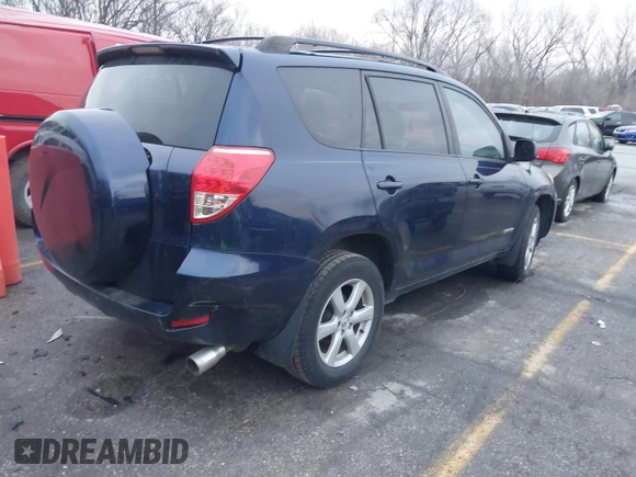2007 Toyota RAV4 Limited with VIN JTMZK34V075013451, listed as a IAAI auction lot 41227526 with 228,784 mi miles. Bid and sale history available at carsss.com. Image 4.