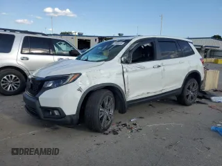 2021 Honda Passport EX-L with VIN 5FNYF8H57MB001380, listed as a Copart auction lot 45850815 with 0 mi miles and Salvage Title. Bid and sale history available at carsss.com. Image 1.