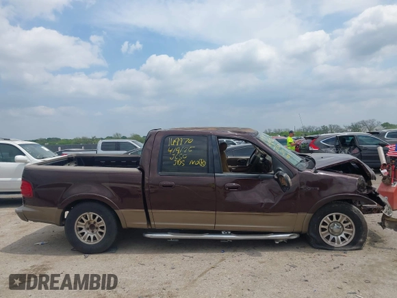 2003 Ford F-150 XLT with VIN 1FTRW07633KB16656, listed as a IAAI auction lot 42052141 with Not Provided miles. Bid and sale history available at carsss.com. Image 12.