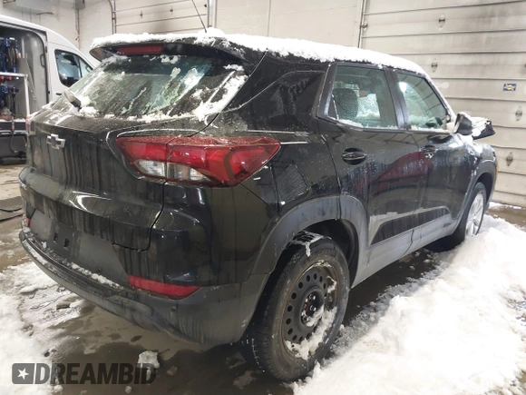 2021 Chevrolet TrailBlazer LS with VIN KL79MNSL7MB085703, listed as a IAAI auction lot 41590450 with 46,894 mi miles. Bid and sale history available at carsss.com. Image 4.