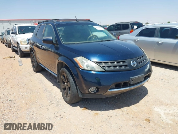 2006 Nissan Murano SL z VIN JN8AZ08T46W429015, wystawiony jako IAAI lot #42311440 z przebiegiem 132 619 mil mil oraz . Historia ofert i sprzedaży dostępna na DreamBid. Obrazek 1.
