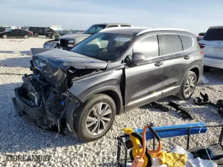 2020 Hyundai Santa Fe Limited with VIN 5NMS53AD0LH299362, listed as a Copart auction lot 48921415 with 0 mi miles and Salvage Title. Bid and sale history available at carsss.com. Image 1.