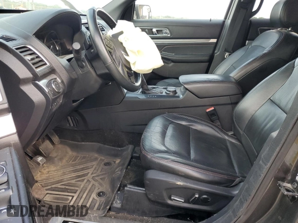 2017 Ford Explorer Sport with VIN 1FM5K8GT5HGD36420, listed as a Copart auction lot 57654015 with 122,804 mi miles and Salvage title. Bid and sale history available at DreamBid. Image 7.