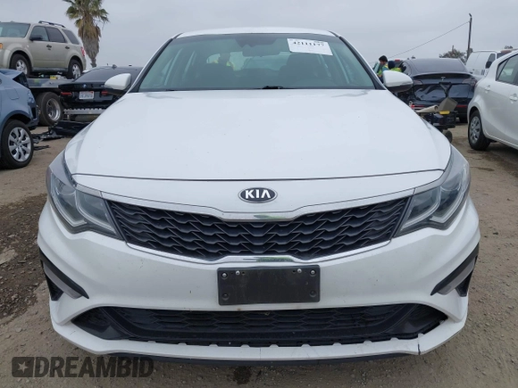 2019 Kia Optima LX with VIN 5XXGT4L35KG324274, listed as a IAAI auction lot 42111177 with 126,494 mi miles. Bid and sale history available at carsss.com. Image 12.