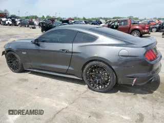 2016 Ford Mustang GT with VIN 1FA6P8CF8G5321372, listed as a Copart auction lot 54230525 with 49,033 mi miles and Salvage title. Bid and sale history available at DreamBid. Image 2.