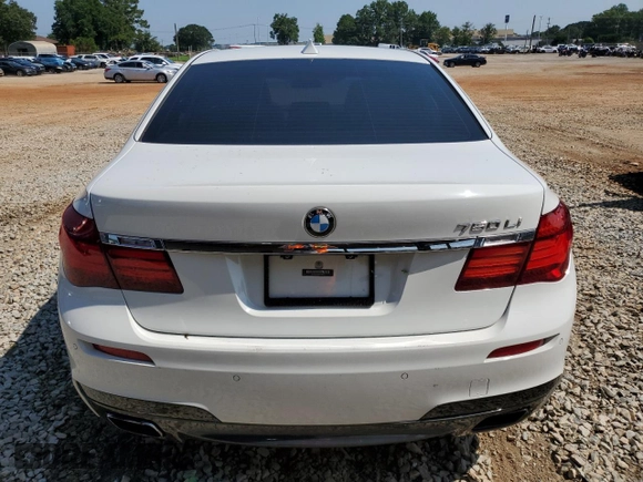 2013 BMW 7 Series 750Li with VIN WBAYE8C56DD132217, listed as a Copart auction lot 61976145 with 146,860 mi miles and Salvage title. Bid and sale history available at DreamBid. Image 6.