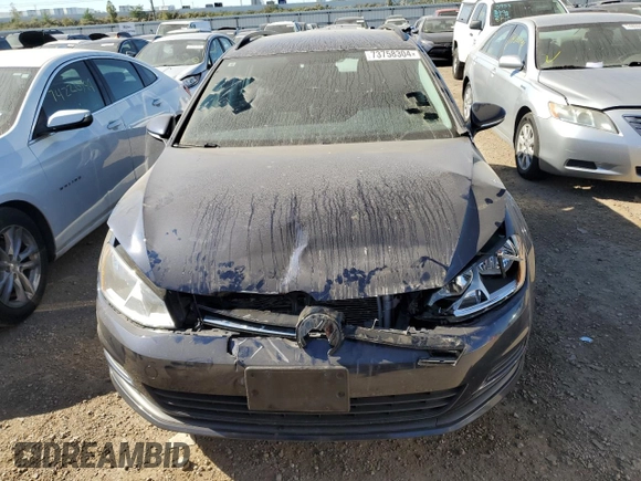 2016 Volkswagen Golf SportWagen S with VIN 3VWA17AU3GM515235, listed as a Copart auction lot 73758304 with 139,457 mi miles and Salvage Title. Bid and sale history available at carsss.com. Image 5.