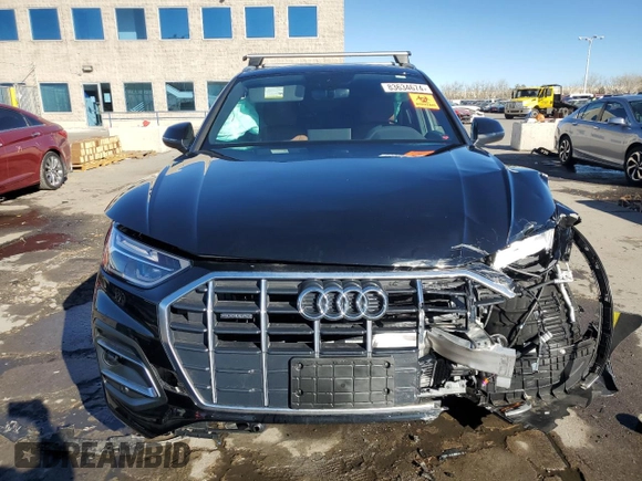 2024 Audi Q5 Premium with VIN WA1ABAFY7R2067157, listed as a Copart auction lot 83634674 with 4,340 mi miles and Salvage Title. Bid and sale history available at carsss.com. Image 5.