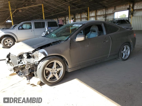 2006 Acura RSX Type S with VIN JH4DC53076S013454, listed as a Copart auction lot 56227565 with Not provided miles and Salvage title. Bid and sale history available at DreamBid. Image 1.