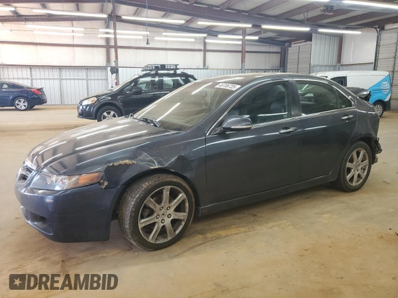 2005 Acura TSX with VIN JH4CL96925C015294, listed as a Copart auction lot 46706735 with 162,900 mi miles and Salvage Title. Bid and sale history available at carsss.com. Image 1.
