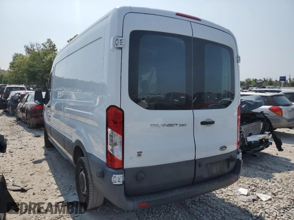 2016 Ford Transit Cargo z VIN 1FTYR2CM3GKB31134, wystawiony jako Copart lot #70293794 z przebiegiem 65 457 mil mil oraz Szkoda całkowita • Salvage title. Historia ofert i sprzedaży dostępna na DreamBid. Obrazek 2.