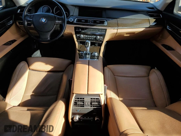 2010 BMW 7 Series 750Li with VIN WBAKB8C58ACY63182, listed as a Copart auction lot 87037964 with 83,484 mi miles and Salvage title. Bid and sale history available at DreamBid. Image 8.