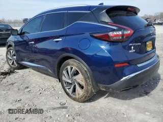 2019 Nissan Murano SL with VIN 5N1AZ2MS5KN165643, listed as a Copart auction lot 46440014 with 34,867 mi miles and Salvage Title. Bid and sale history available at DreamBid. Image 2.