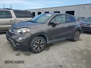 2016 FIAT 500X Trekking with VIN ZFBCFXCTXGP378129, listed as a Copart auction lot 59655095 with 159,386 mi miles and Salvage title. Bid and sale history available at DreamBid. Image 1.