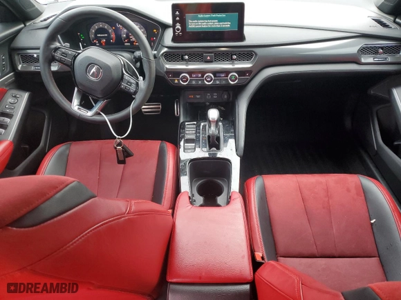 2023 Acura Integra w/A-Spec Technology Package with VIN 19UDE4H67PA025180, listed as a Copart auction lot 70865204 with 28,947 mi miles and Non Repairable. Bid and sale history available at carsss.com. Image 8.