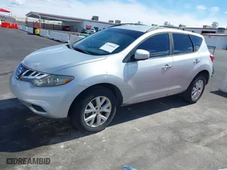 2014 Nissan Murano SV with VIN JN8AZ1MU0EW406835, listed as a IAAI auction lot 41760046 with 224,669 mi miles. Bid and sale history available at carsss.com. Image 2.