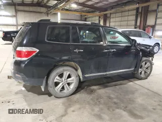 2012 Toyota Highlander Limited with VIN 5TDDK3EH2CS160765, listed as a Copart auction lot 49209385 with 170,967 mi miles and Salvage Title. Bid and sale history available at carsss.com. Image 3.