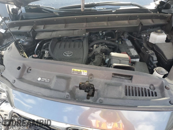 2023 Toyota Highlander L with VIN 5TDKDRAH4PS026744, listed as a Copart auction lot 55088915 with 44,740 mi miles and Non repairable. Bid and sale history available at DreamBid. Image 12.