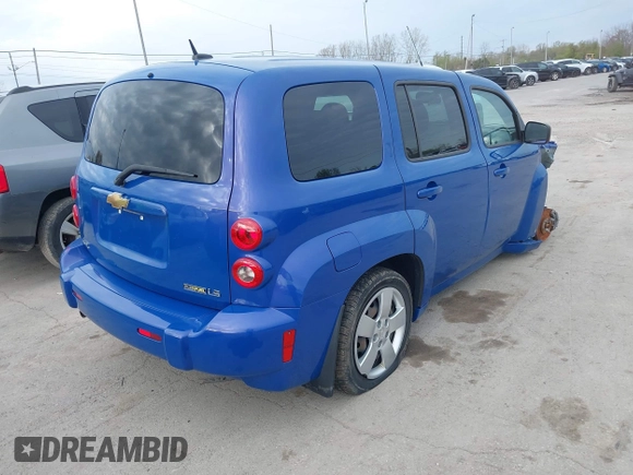 2009 Chevrolet HHR LS with VIN 3GNCA13BX9S560649, listed as a IAAI auction lot 42092942 with 54,660 mi miles and . Bid and sale history available at DreamBid. Image 4.