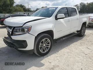 2021 Chevrolet Colorado 2WD Work Truck with VIN 1GCGSBENXM1158824, listed as a Copart auction lot 77974724 with 73,006 mi miles and Non repairable. Bid and sale history available at DreamBid. Image 1.