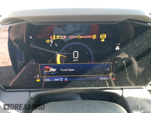 2024 Chevrolet TrailBlazer LT with VIN KL79MRSL6RB148613, listed as a Copart auction lot 69844124 with 3,950 mi miles and Salvage Title. Bid and sale history available at DreamBid. Image 9.