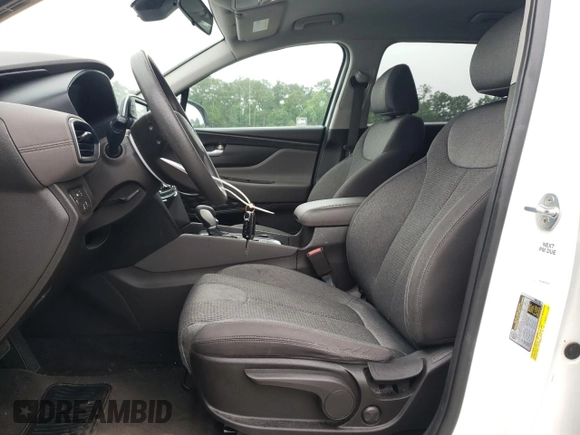 2019 Hyundai Santa Fe SE with VIN 5NMS2CAD2KH001241, listed as a Copart auction lot 58469295 with 111,853 mi miles and Salvage title. Bid and sale history available at DreamBid. Image 7.