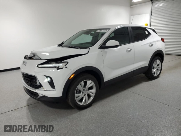 2025 Buick Encore GX Preferred with VIN KL4AMCSL3SB201927, listed as a Copart auction lot 59716955 with 1,948 mi miles and Salvage title. Bid and sale history available at DreamBid. Image 1.