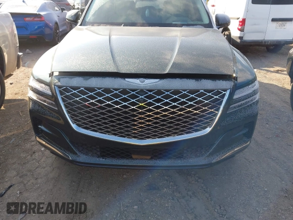 2021 Genesis GV80 with VIN KMUHCESCXMU031136, listed as a IAAI auction lot 41297818 with 31,890 mi miles and . Bid and sale history available at DreamBid. Image 13.