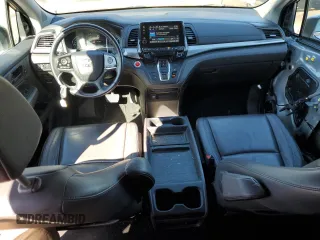 2018 Honda Odyssey EX-L with VIN 5FNRL6H79JB054306, listed as a Copart auction lot 49674955 with 92,157 mi miles and Salvage Title. Bid and sale history available at carsss.com. Image 8.